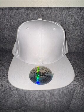 White Snapback Hat
